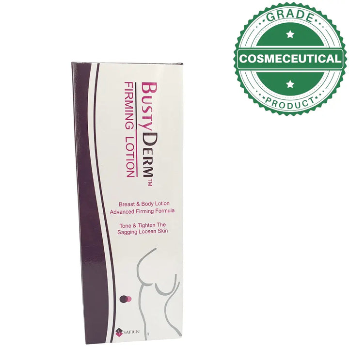 Breast Tightening Lotion - BustyDERM Firming Lotion 100ml -Toned & Youthful Skin Safrin pharma