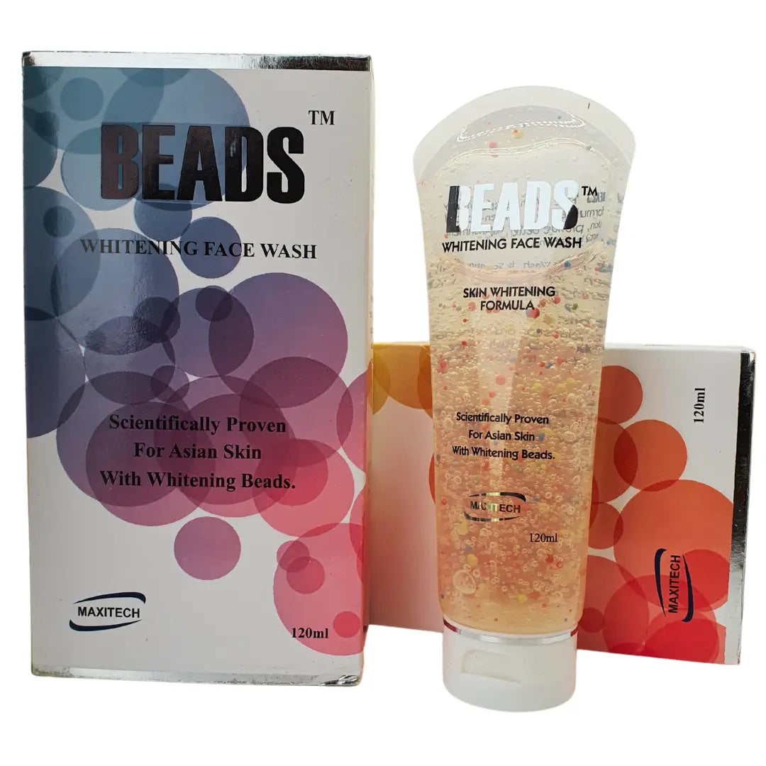 Beads Whitening Face Wash 120ml with Kojic Acid