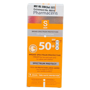 Pharmaceris Sun Protect SPF 50+ 50ml — broad-spectrum sunscreen for all skin types Pakistan