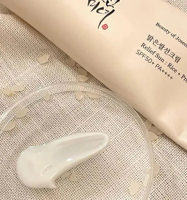 Beauty of Joseon – Rice + Probiotics Relief Sun Screen SPF50+ Pa++++ 50ml – back of packaging
