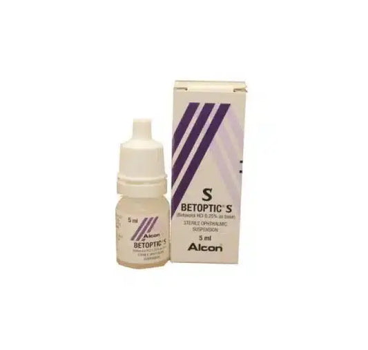 Betoptic-S Eye Drops 0.25% 5ml – Betaxolol for Glaucoma – Available in Pakistan