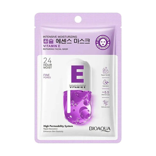 BioAqua Vitamin E Repairing Facial Mask ��� Hydration & Skin Repair