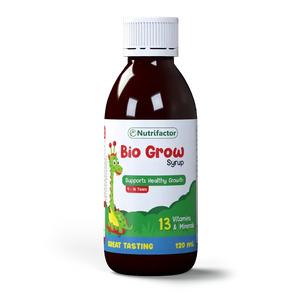 Bio Grow Syrup bottle for kids growth and appetite support