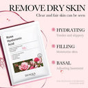 BIOAQUA Rose Hyaluronic Acid Moisturizing Facial Sheet Mask 25g photo 2