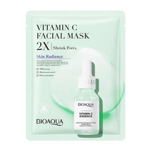 BIOAQUA Vitamin C Shrink Pores Facial Sheet Mask