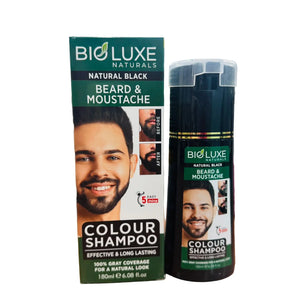Bioluxe Natural Black Colour Shampoo – Nourishing Hair Colour