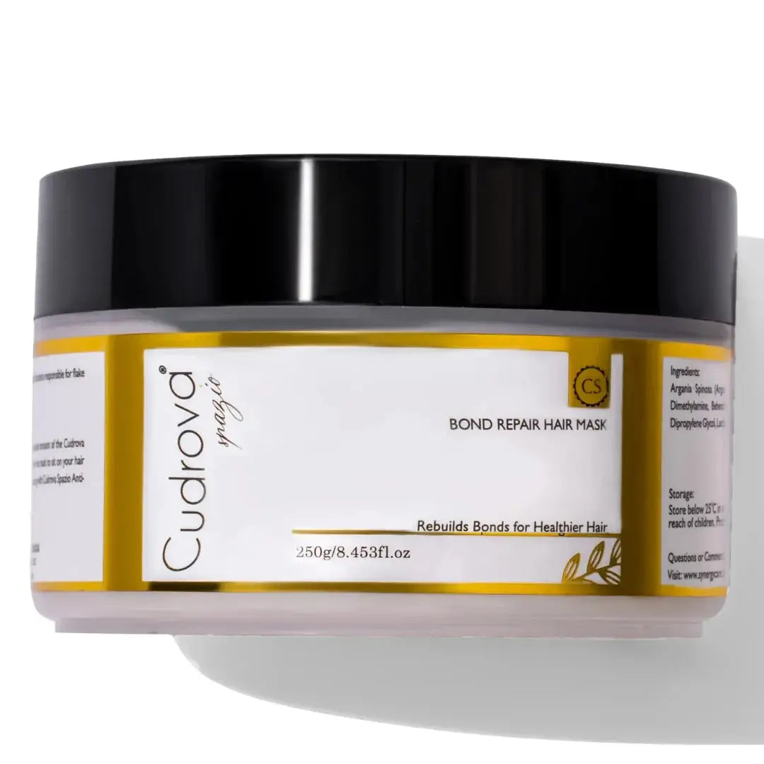 Cudrova Synergy Bond Repair & Hair Care Mask for All Hair Types (250g) - Made in Canada