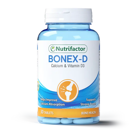 Bonex-D 30 Tablets – Calcium and Vitamin D Supplement for Bone Health