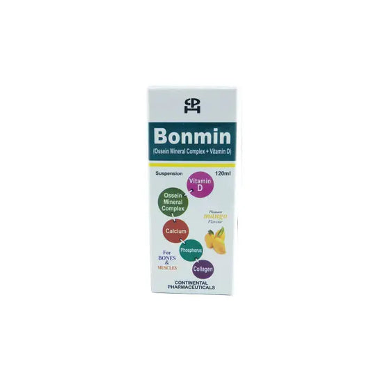 Bonmin Syrup 120ml Bone Health & Calcium Supplement