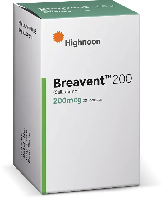 Breavent 200mcg Rotacap for Asthma & Breathing Relief