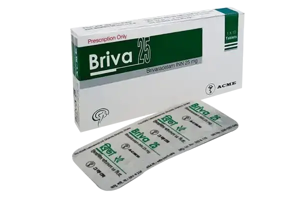 Brivace 25mg Tab 14s