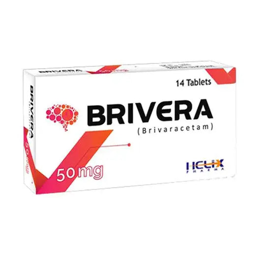 Brivera 50mg Tablet – Brivaracetam Anticonvulsant for Epilepsy & Seizures – Available in Pakistan
