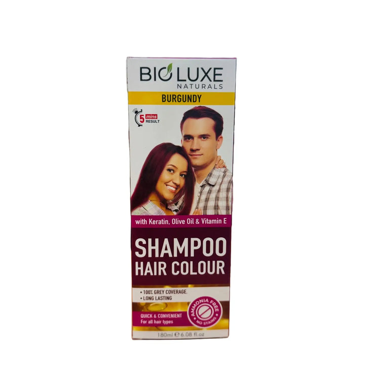 Burgundy Shampoo Hair Colour