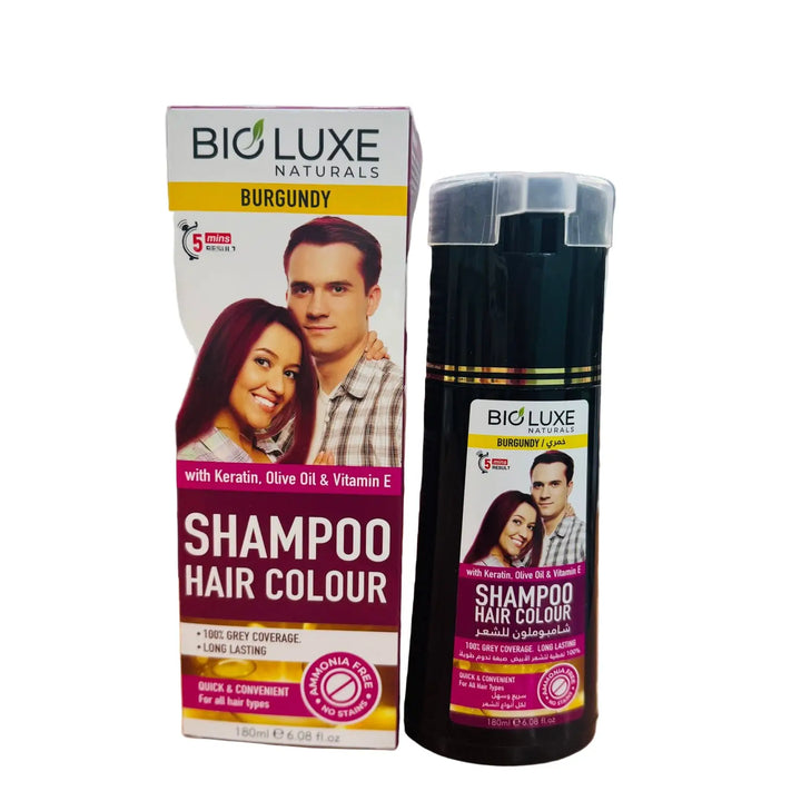 Burgundy Shampoo Hair Colour
