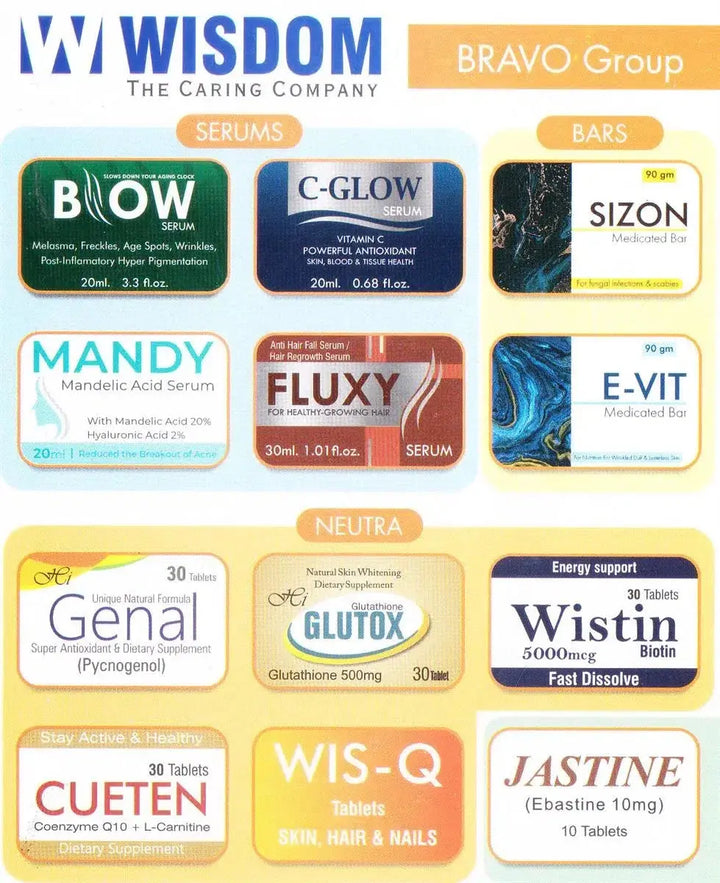 C-GLOW SERUM 20ml Wisdom Pharma