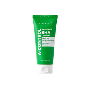 Nine less Nineless A-Control Heartleaf & BHA Foam Cleanser – front of packaging