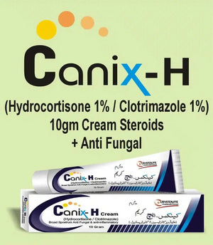 Canix-H Cream 15g — Combination Rx cream for nappy rash, tinea and seborrhoeic dermatitis