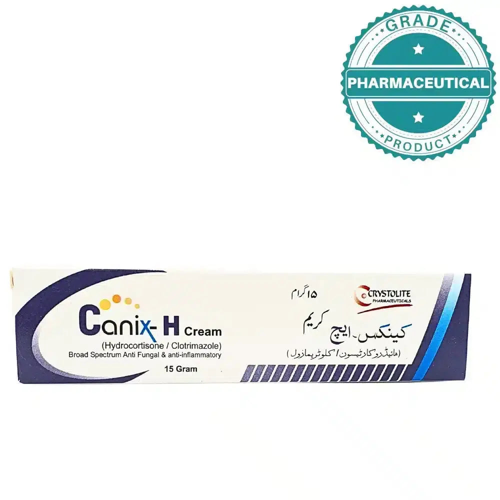 Canix-H Cream 15g — Antifungal and anti-inflammatory cream for candidal infections