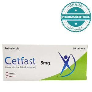 Cetfast Tablets Anti-Allergic 5mg Pack of 10 Tables