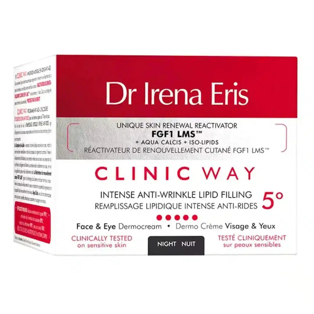 Clinic Way 5 Night Cream 50ml — Overnight Firming & Repair Cream by Pharmaceris