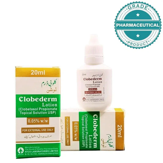 Clobederm Lotion (Clobetasol Propionate Topical Solution USP) 20ml