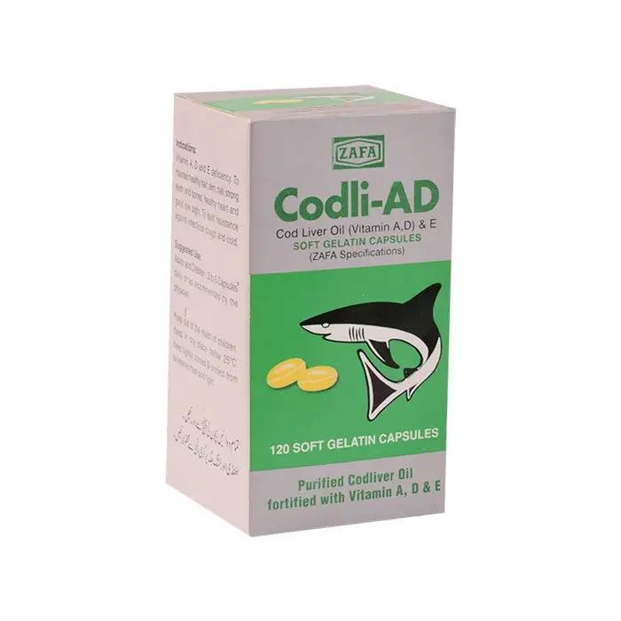 Codli AD Capsules — Cod Liver Oil with Vitamins A & D Supplement