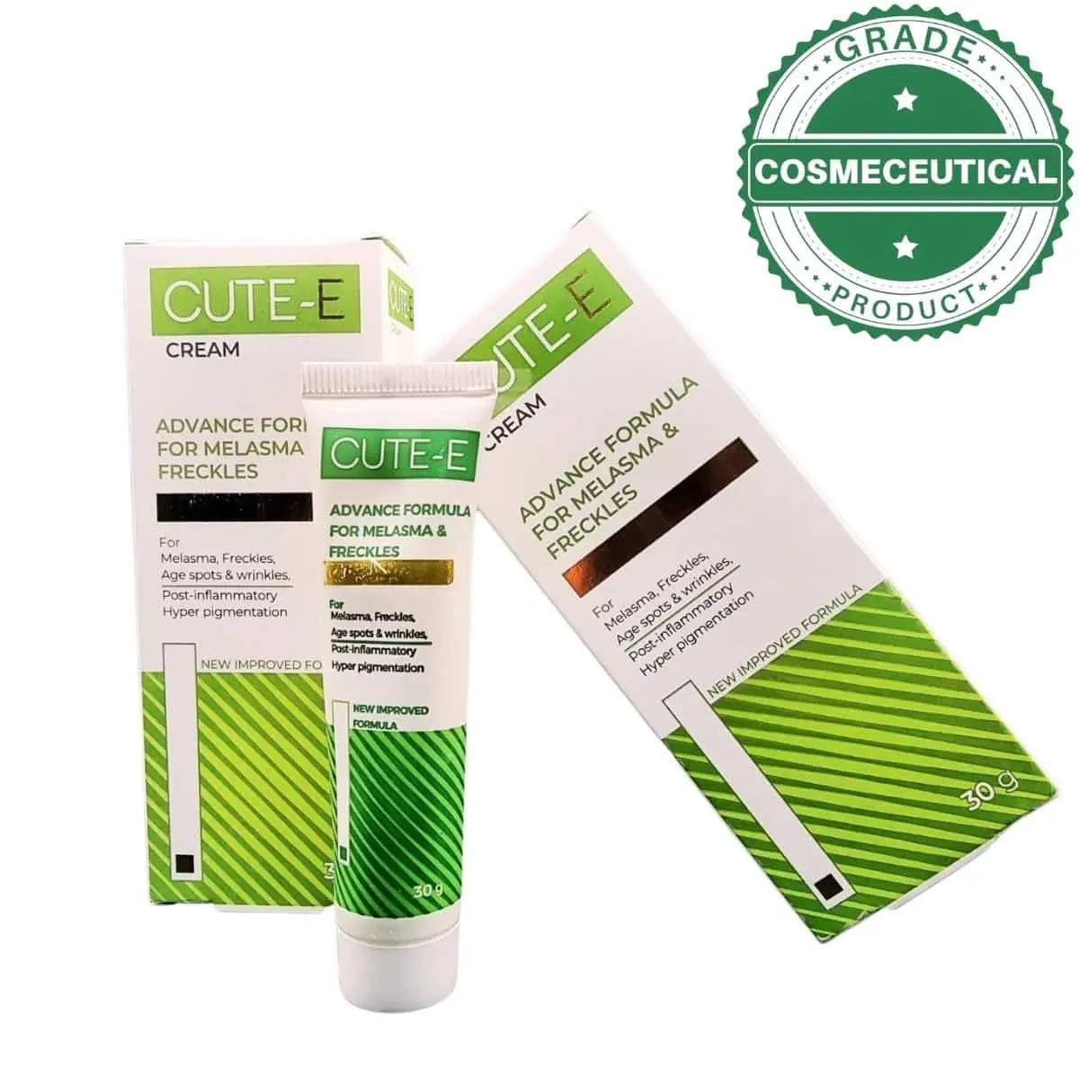 CUTE-E CREAM ADVANCE FORMULA FOR MELASMA & FRECKLES 30g Wisdom Pharma