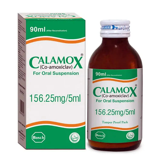 Calamox Syrup 156.25mg/5ml – Available in Pakistan