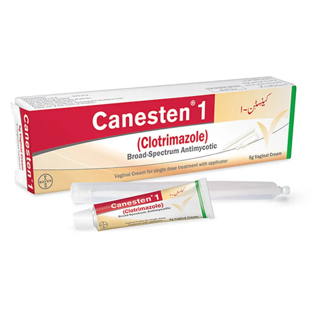 Canesten 1 Vaginal Cream 5g – Clotrimazole Antifungal Treatment Pakistan