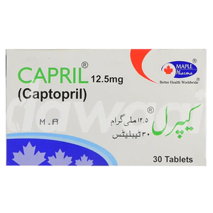 Capril 12.5mg Tablet Captopril for hypertension and heart protection