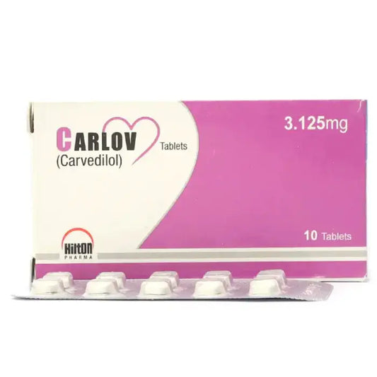 Carlov 3.125mg Tab – Available in Pakistan