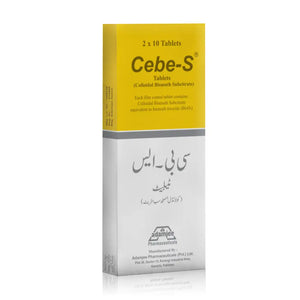 Cebe-S Tablets 120mg – Bismuth Subcitrate for Ulcers & H. Pylori
