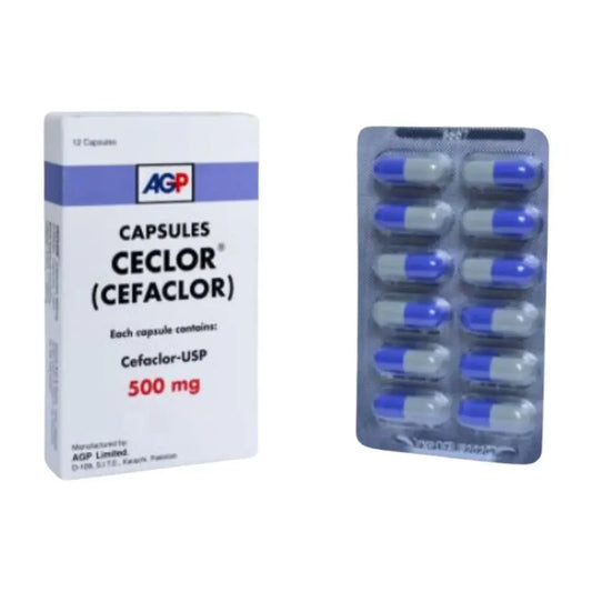 Ceclor Capsules 250mg (Cefaclor) - AGP Pharma | derma.pk