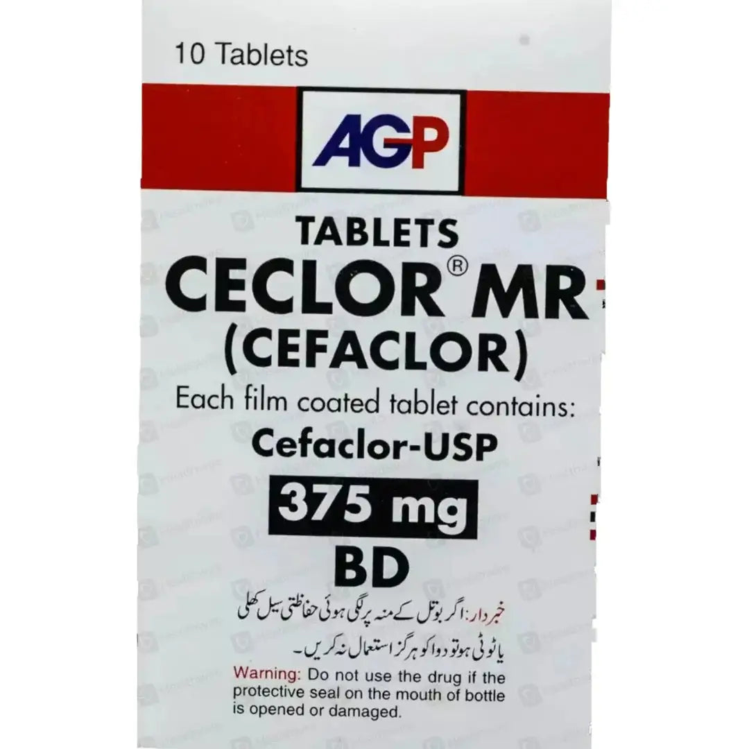 Ceclor Mr Tablets 375Mg
