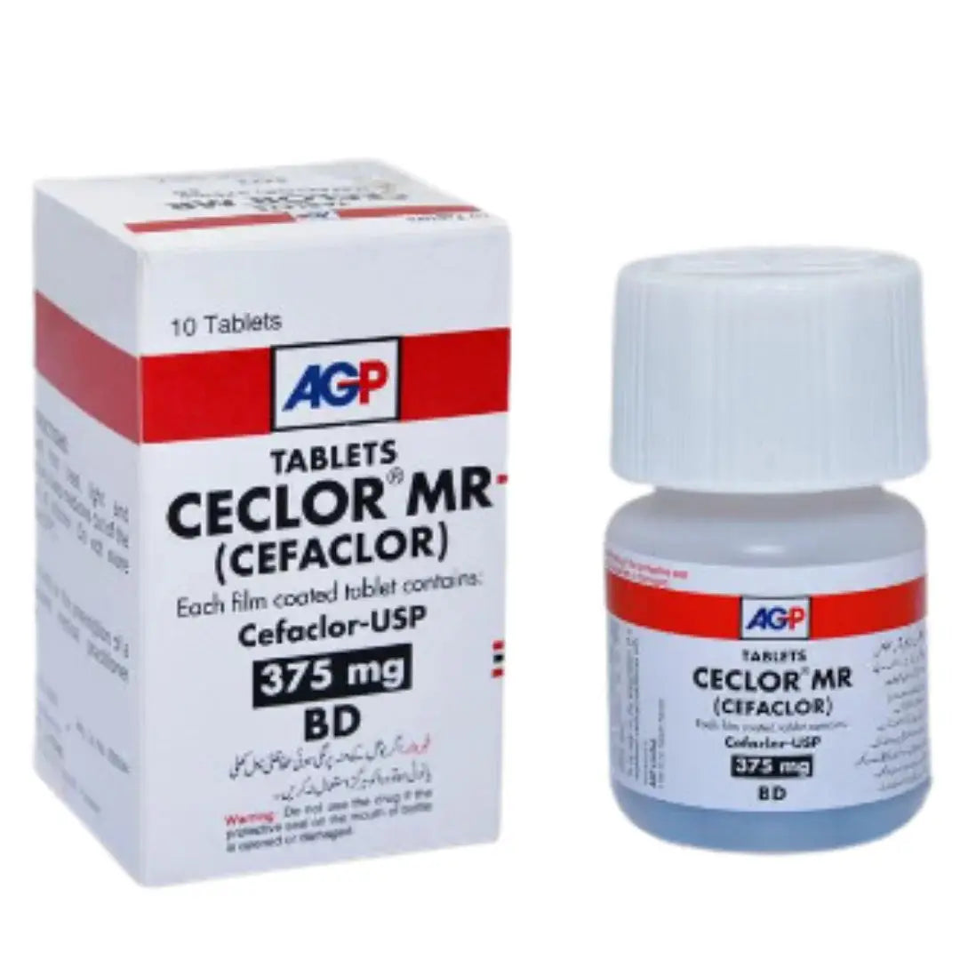 Ceclor MR Tablets 375mg (Cefaclor) - AGP Pharma | derma.pk