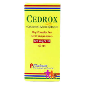Cedrox 125mg/5ml Suspension 60ml (Platinum) - Buy Online at derma.pk