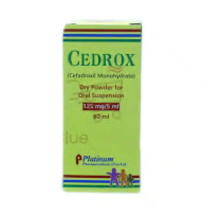 Cedrox 125mg/5ml Suspension 60ml (Platinum) - Buy Online at derma.pk
