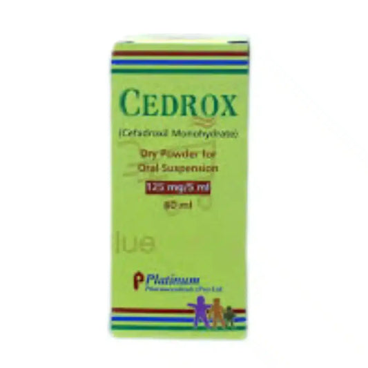 Cedrox 125mg/5ml Suspension 60ml (Platinum) - Buy Online at derma.pk