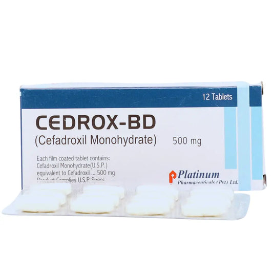 Cedrox-BD 500mg Tablets (12 Tablets) - derma.pk