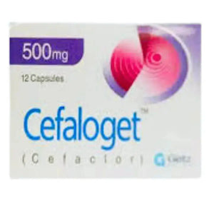 Cefaloget Capsules 500mg (12 Capsules) - Prescription Required
