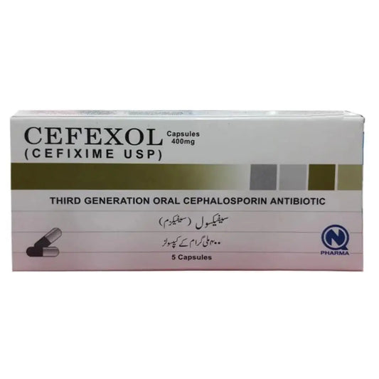 Cefexol 400mg Capsule — Cefixime 3rd-generation cephalosporin antibiotic for bacterial infections
