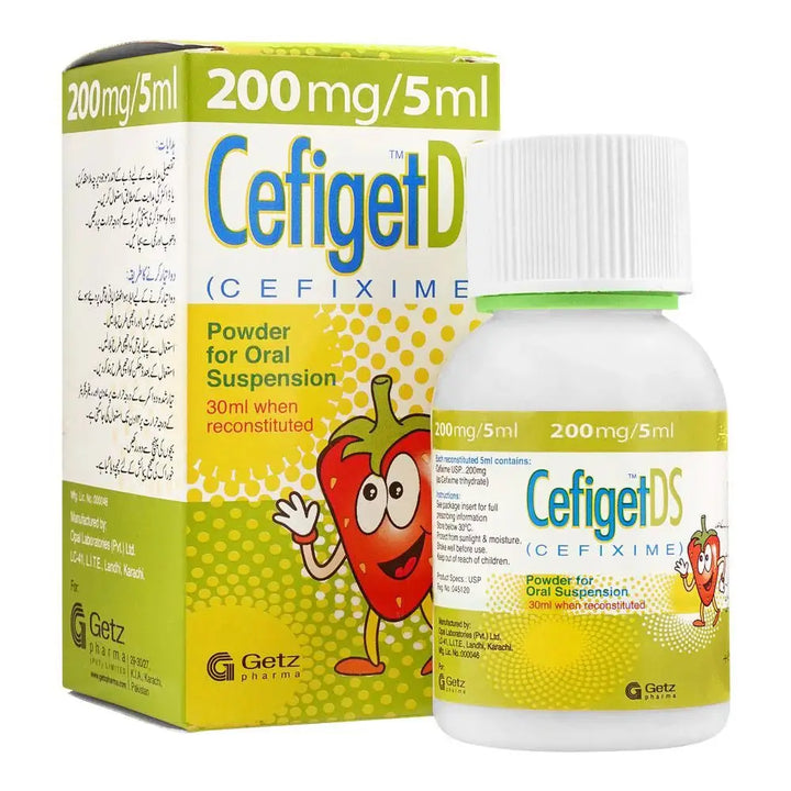 Cefiget DS 200mg Syrup
