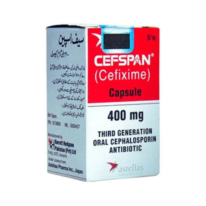 Cefspan 400mg Capsules | Bacterial Infection Treatment | 5 Capsules