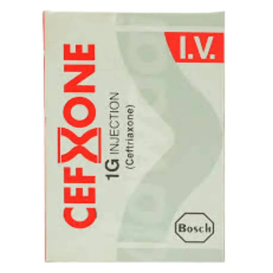 Cefxone IV Injection 1g (Bosch Pharmaceuticals) - derma.pk