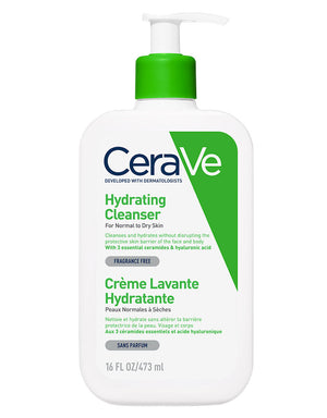 CeraVe Hydrating Cleanser with Hyaluronic Acid for Normal to Dry Skin 473ml