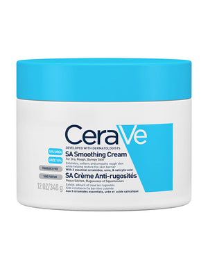 CeraVe SA Smoothing Cream Pot with Salicylic Acid for Dry, Rough & Bumpy Skin 340g