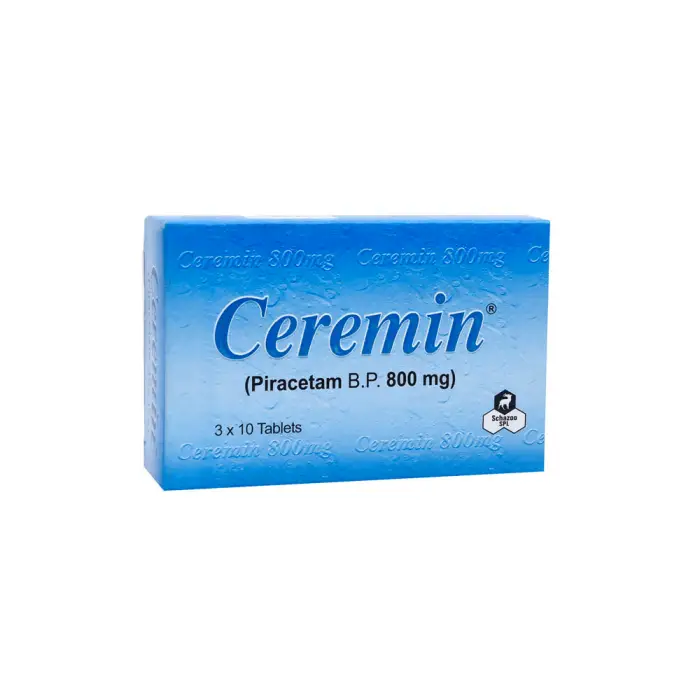 Ceremin 800mg Tablets – Piracetam Brain & Memory Booster