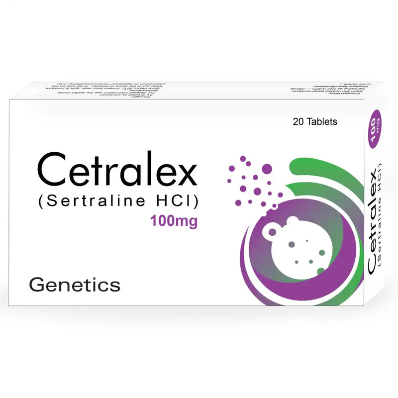 Cetralex 100mg Tablets – Sertraline for Depression, Anxiety & OCD