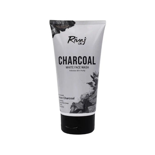 Rivaj Charcoal White Face Wash 100ml – Deep Cleanse & Brightening – Available in Pakistan