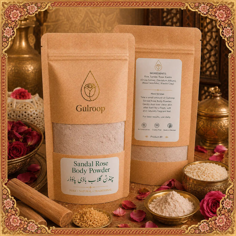 Sandal Rose Body Powder